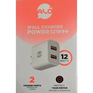 Alo cargador 12W 2 entradas