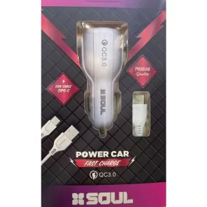 Cargador Soul fast charge auto
